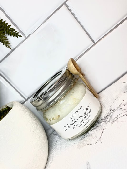 Calendula & Jasmine Whipped Sugar Scrub