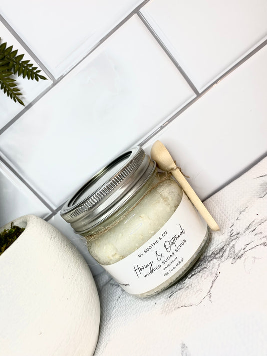 Honey & Oatmeal Whipped Sugar Scrub