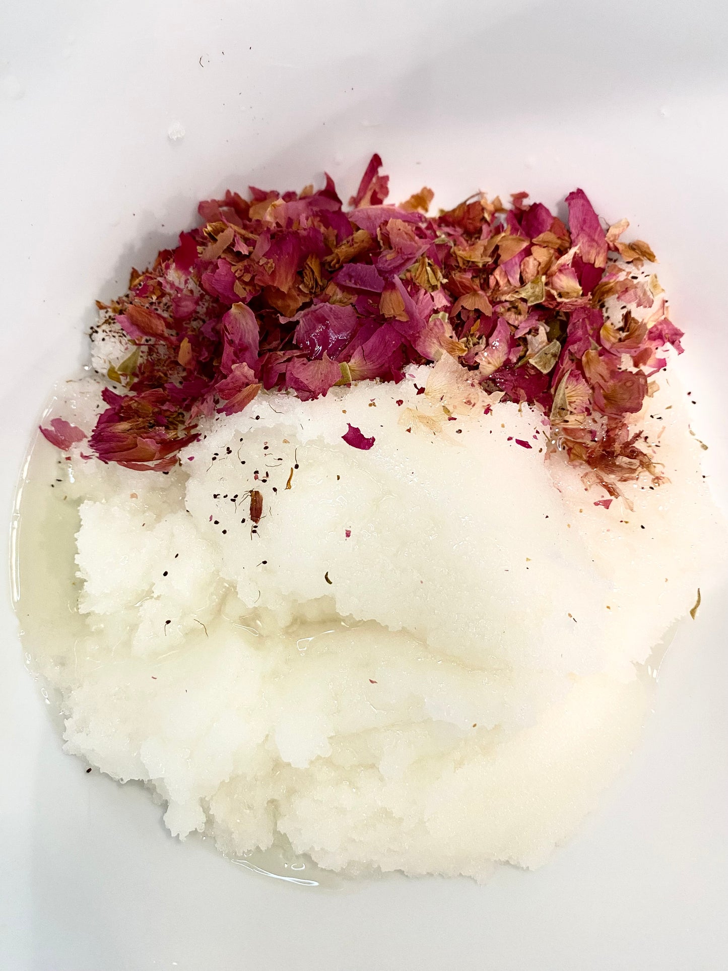 Rose & Vanilla Whipped Sugar Scrub