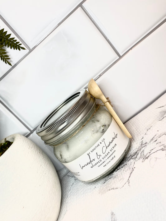 Lavender & Chamomile Whipped Sugar Scrub
