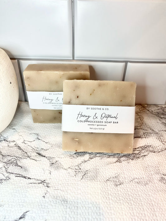 Honey & Oatmeal Soap Bar